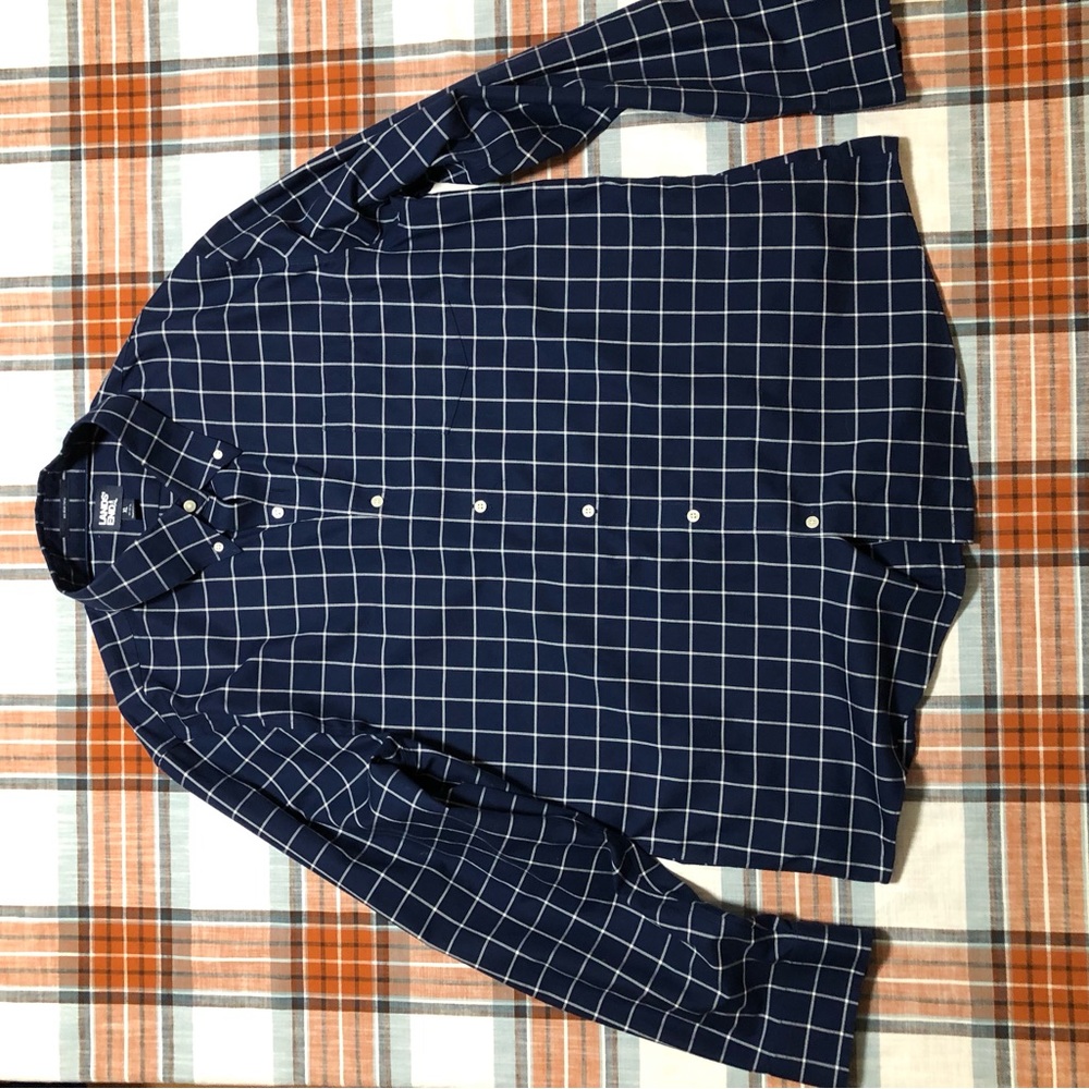 Lands’ End Mens XL Button Down 436953F23